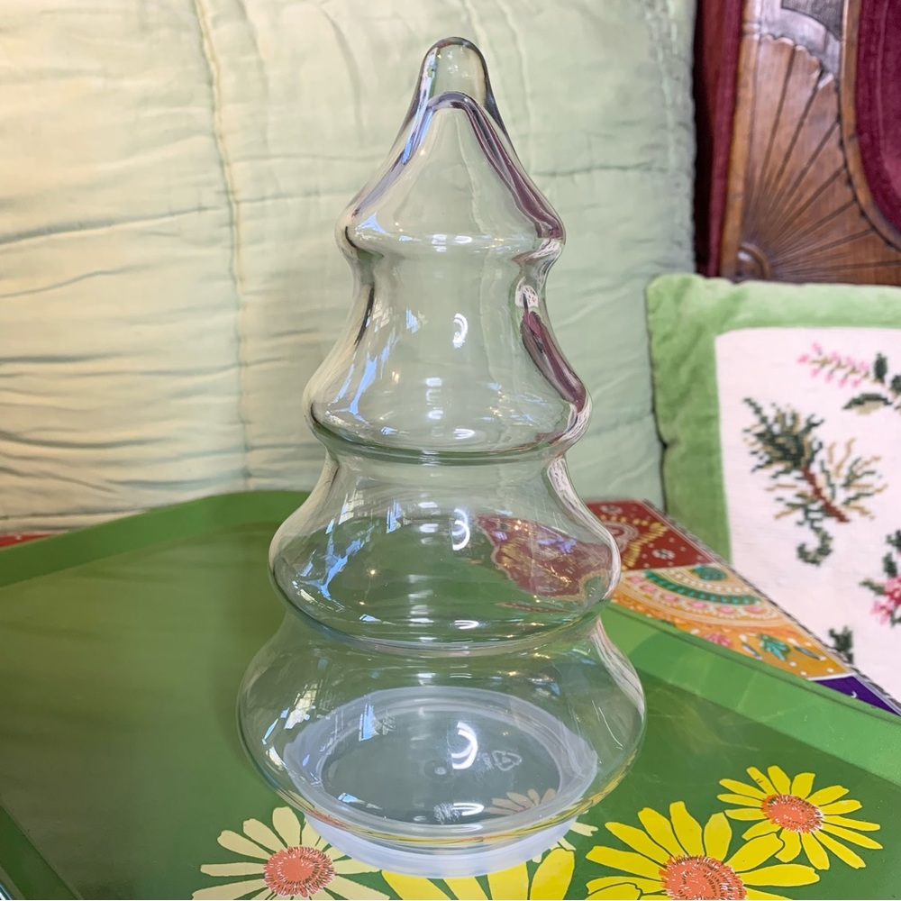 70s Libbey Glass Christmas Tree